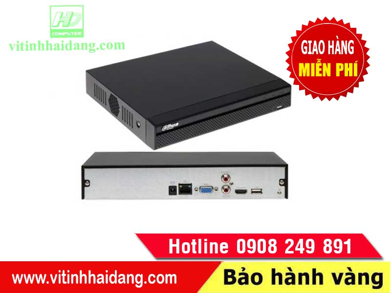 Đầu ghi hình camera ip 4 kênh giá rẻ phú quốc DAHUA DHI-NVR4104HS-4KS2/L (Hỗ Trợ SMD)