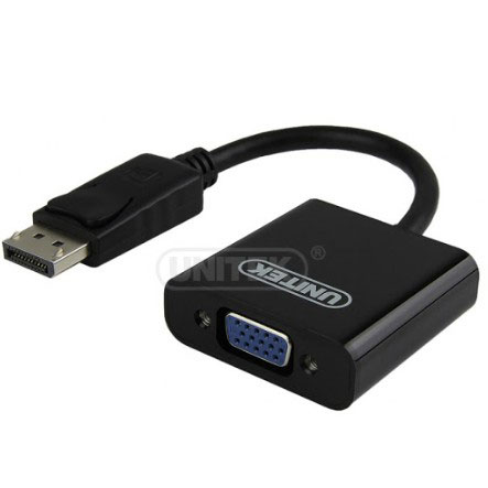 DISPLAYPORT TO VGA 0.2M VGA ĐỰC UNITEK (Y - 5118F)