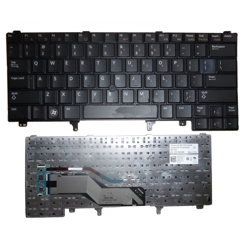 KEYBOARD DELL LATITUDE E6520 E5520 M4800 (ZIN CÓ LED)