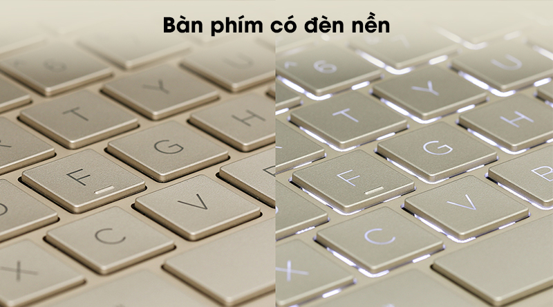 KEYBOARD HP ENVY 13AD VÀNG CÓ LED