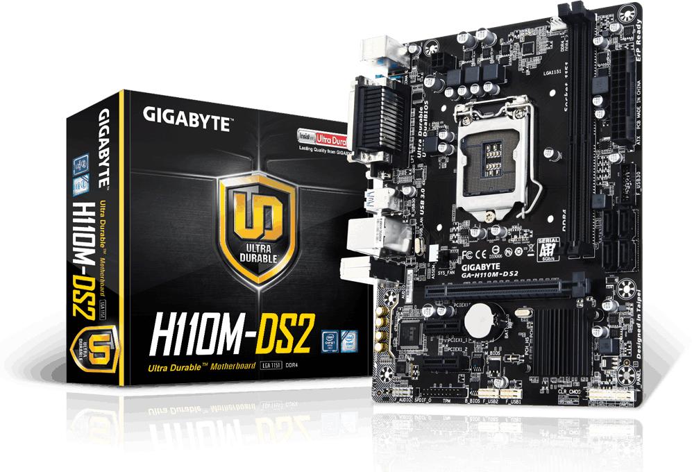 MAINBOARD GIGABYTE H110 DS2 DDR4