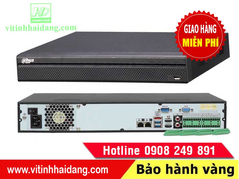 Đầu ghi hình camera ip 64 kênh giá rẻ phú quốc  Dahua NVR5464-4KS2   