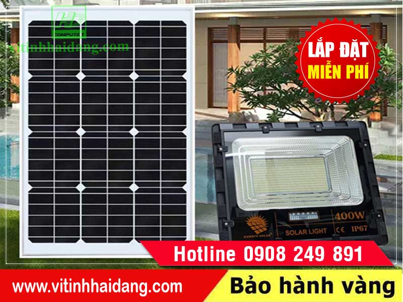 Đèn 400W - Đèn Năng Lượng Mặt Trời 400W KF-80400MONO Thế Hệ Mới