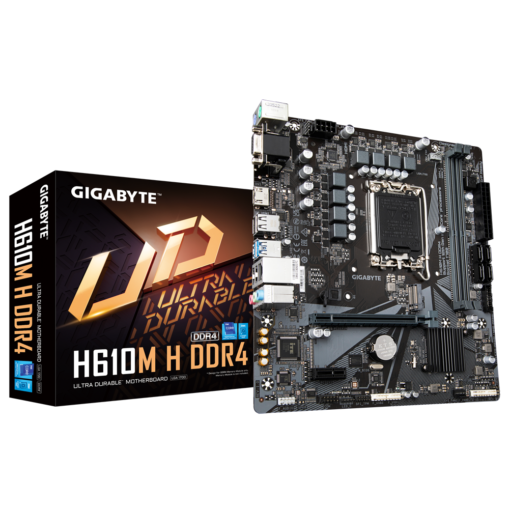 MAINBOARD GIGABYTE H610M H DDR4